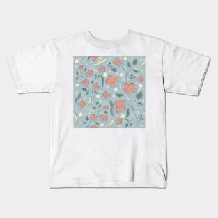 Floral Pattern Kids T-Shirt